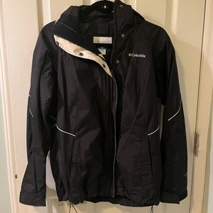 Columbia ski jacket! Black and white and super cute